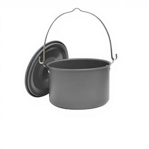 Marmite suspendue d'extérieur 8L en alliage d'aluminium léger, bouilloire de camping portable, lavage à la main uniquement - Product Image 2