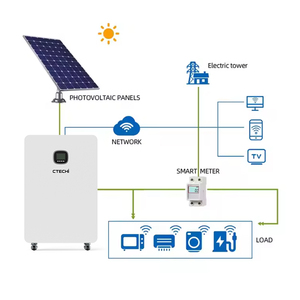 <span class=keywords><strong>Onduleur</strong></span> tout-en-un <span class=keywords><strong>10kVA</strong></span> et batterie LiFePO4 20kWh WiFi Bluetooth App Control Batterie solaire au lithium 48V 51.2V 300Ah 400Ah - Product Image 4