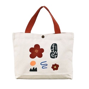 DLBZ Hot Sale Customized Bulk Flower Pattern <b>Large</b> Capacity Fashion Canvas Tote <b>Bag</b> for Shopping - Product Image 1