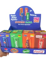 En stock, expédition rapide 3-7 jours, jouets squishy NeeDoh Coca-Cola Sprite de haute qualité, jouets anti-stress en plastique à remontée lente, jouets à presser