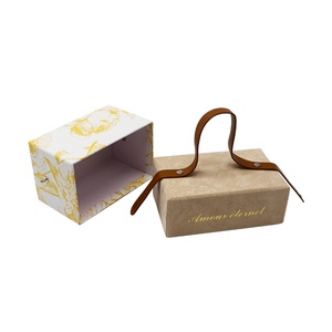 Coffret cadeau de luxe personnalisé, emballage en boîte en papier exquis et simple, style ciel et terre, pour cadeau haut de gamme - Product Image 6