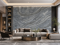 Dalle de marbre Avatar pour murs décoratifs de luxe, comptoirs et projets d'aménagement intérieur d'hôtels, découpe sur mesure