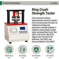 200kg Capacity Edge Crush Tester with Auto Calculation Function for Carton Box Manufacturing Quality Control
