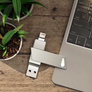 2 trong 1 USB Flash Drive Kim loại OTG 2.0 3.0 U đĩ<span class=keywords><strong>a</strong></span> biểu tượng tùy chỉnh USB C Stick Pendrive 8GB để 1TB bộ nhớ có sẵn trong 32GB 16GB - Product Image 1