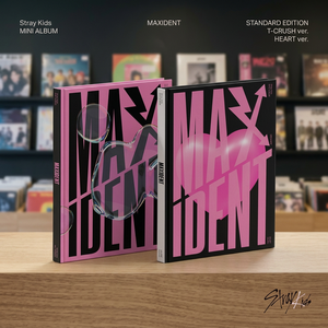 [Listo para enviar] STRAY KIDS-MAXIDENT [Versión T-CRUSH] / HEART Ver.] CD de Plástico Coreano JYP Entertainment K-POP para Todas las Edades - Product Image 3