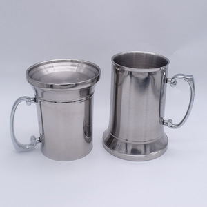 Tasse Stein à double paroi en acier inoxydable pour cocktails de bière, <span class=keywords><strong>café</strong></span> au lait et petit-déjeuner - Product Image 6