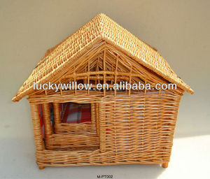 Proveedor directo de fábrica, venta al por mayor, cesta de mimbre hecha a mano para mascotas, cama para perros de sauce - Product Image 6