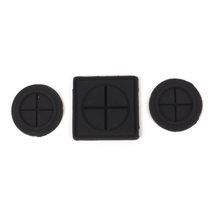 Best Seller Black <strong>Pvc</strong> Headphone <strong>Patch</strong> Custom <strong>Earphone</strong> <strong>Port</strong> Hole <strong>Patches</strong> - Product Image 3