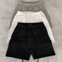 Shorts de sport en coton pour hommes, style streetwear, avec logo personnalisé, poches à cordon, coupe ample, pour hommes