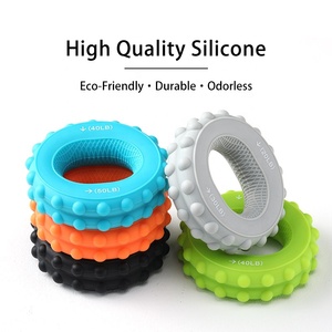 Doble fuerza de silicona círculo mano agarre Fitness dedo pinza muñeca fuerza entrenamiento resistencia anillo - Product Image 6