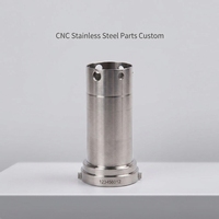 Mecanizado CNC de Precisión, Piezas de Torneado CNC de Acero Inoxidable y Aluminio, Componentes Robóticos Anodizados de Alta Precisión, Eje CNC Personalizado