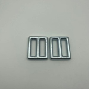 Electroplated Alloy Square Figure Eight Buckle 4000kgs Durable For Bags Sliding Buckle Zinc Plating Carbon Steel - Product Image 3