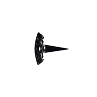 Grille de pare-chocs avant avec emblème logo T 1047884-00-D pour Tesla Model X