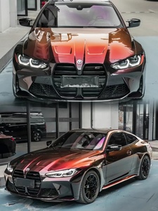 Phim vinyl dán xe PPF bóng cao cấp, tự phục hồi, thoát khí, đổi màu từ đen ánh kim sang đỏ quyến rũ - Product Image 4