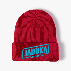 Bonnets d'hiver en tricot épais et chaud, chapeaux OEM pour femmes, bonnets tricotés décontractés vierges, logo personnalisé, 100% acrylique, bonnet chaud et épais - Product Image 2