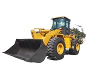 Tracteur agricole haute performance 5 tonnes 80 CV 4x4 avec chargeur frontal et souffleuse à neige XG955H en promotion