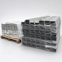 Profilé d'extrusion en aluminium 6063-T5, rainures en T, usinage CNC, finition anodisée, profils personnalisés, cadres solaires photovoltaïques, fenêtres, OEM