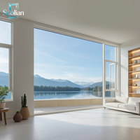 Fabricante de Ventanas Fijas de Aleación de Aluminio, Rotura Térmica, Ahorro de Energía, Diseño Personalizado