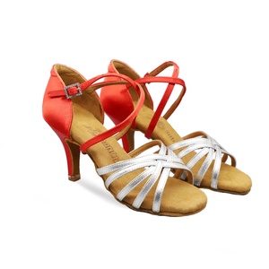 Chaussures de danse de salon pour femmes Sandales à talons 7.5cm 38/39/40 Jazz <span class=keywords><strong>Salsa</strong></span> Chaussures de danse pour femmes Chaussures de danse latine BD Original Wholesale - Product Image 1