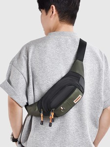 Nouvelle sacoche de sport multifonctionnelle en nylon pour homme, étanche, avec fermeture à cordon, sac à bandoulière décontracté, sacoche d'affaires - Product Image 5