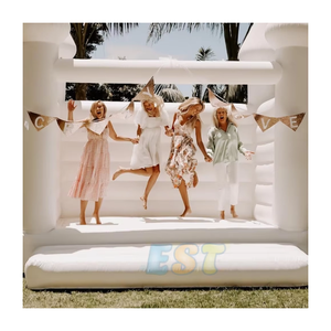 Popolare gonfiabile gonfiabile per matrimonio gonfiabile castello gonfiabile commerciale bianco <span class=keywords><strong>casa</strong></span> di rimbalzo per la <span class=keywords><strong>vendita</strong></span> - Product Image 1