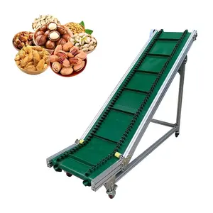 Best Price Equipment Climbing Wall Green Pvc Conveyor Belt Conveyor Machine For Bulk Material Handling