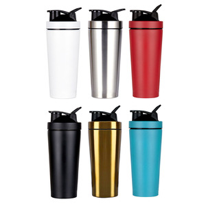 Custom High Quality Reusable Metal Sport Water <strong>Bottles</strong> Classic Gym Stainless Steel Blender <strong>Protein</strong> Shaker <strong>Bottle</strong> - Product Image 6