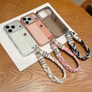 <span class=keywords><strong>Funda</strong></span> Brillante <span class=keywords><strong>con</strong></span> Diseño de <span class=keywords><strong>Cuerda</strong></span> y Correa para <span class=keywords><strong>iPhone</strong></span> 17/17 Air/17 Promax - Product Image 4