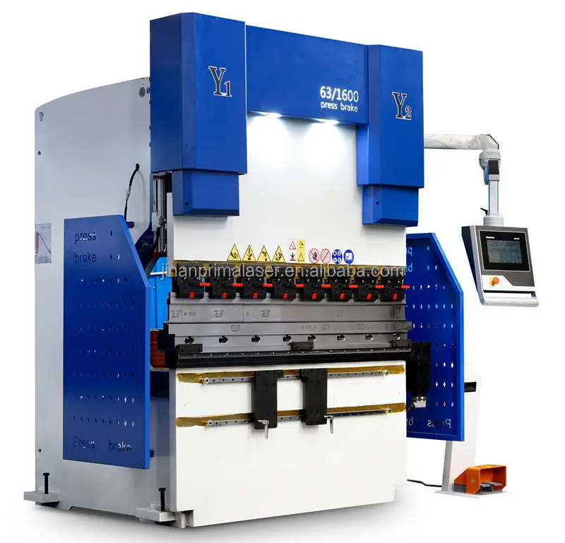 Primapress High Efficient 200t 3200mm CNC Hydraulic Press Brake Machine for Bending Metal Da66t Da69t