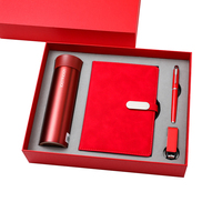 Elegante Kit de Artículos Esenciales para Escritorio A5, Cuaderno de Tapa Dura con 100 Hojas Sueltas, Bolígrafo, Llavero, Vaso, Papel para Trabajo y Estudio, Cubierta de Cuero PU