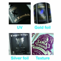 Étiquette autocollante en vinyle personnalisée, imperméable, de haute qualité, pour flacon de sirop contre la toux, pour aliments et huile d'olive