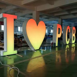 कस्टम मुक्त स्थायी मल्टीकोलर नेतृत्व वाले इलेक्ट्रॉनिक संकेत पार्टी आपूर्ति के लिए बड़े अक्षरों 4 फीट नेतृत्व वाले संकेत - Product Image 3