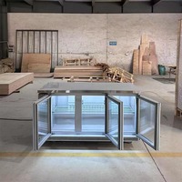 Banc de travail réfrigéré refroidi par air SWENZA, table commerciale, congélateur en acier inoxydable, réfrigération sous le comptoir pour restaurant, cuisine