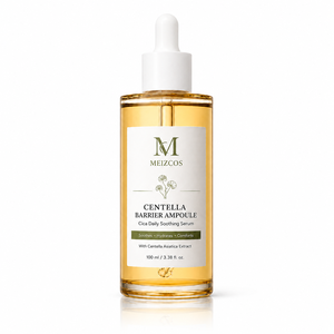 MEIZCOS Ampolla Barrera de Centella 100ml, Suero Calmante de Cica, Esencia Facial Hidratante Ligera para el Cuidado de la Piel Sensible y Propensa al Acné - Product Image 1