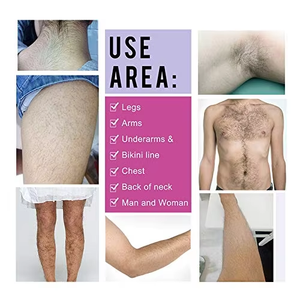Label privé crème épilatoire indolore <span class=keywords><strong>pour</strong></span> femmes peau sensible zone du bikini dépilatoire aloès naturel <span class=keywords><strong>pour</strong></span> les aisselles - Product Image 6