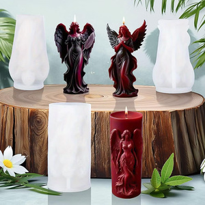 <span class=keywords><strong>Molde</strong></span> de Silicona DUMO Dreamy Wings Girl <span class=keywords><strong>para</strong></span> Velas Aromáticas, Decoración de Velas DIY, Adornos <span class=keywords><strong>para</strong></span> Pasteles de Boda - Product Image 2