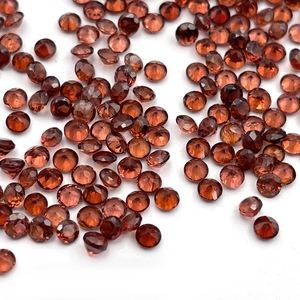 โกเมน Mozambique ธรรมชาติอัญมณีหลวมเจียระไน3.5มม. หินโกเมนทรงกลมสำหรับทำเครื่องประดับขายส่งราคาจำนวนมาก - Product Image 3