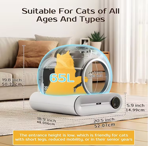 <span class=keywords><strong>Prix</strong></span> de gros, <span class=keywords><strong>bac</strong></span> à litière intelligent écologique pour chat, toilette pour chat, bacs à litière autonettoyants, <span class=keywords><strong>bac</strong></span> à <span class=keywords><strong>sable</strong></span> pour chat - Product Image 3