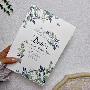 Tarjetas de Felicitación Impresas Plegables por la Mitad, Cartas de Agradecimiento Creativas, Tarjetas de Elogio Postventa e Invitaciones de Boda - Product Image 3