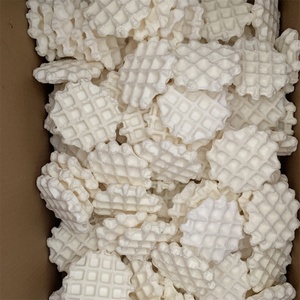 Modelo de Comida de Simulación con Textura Suave y Húmeda, Waffle Belga de Color Blanco, Sabor Original a Chocolate, Set para Fiestas y Bodas - Product Image 6