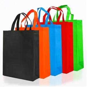 Custom Personalizada Non Woven Eco bag Shopper Tnt Bag Wholesale Grocery Reusable Shopping Bag With Logo