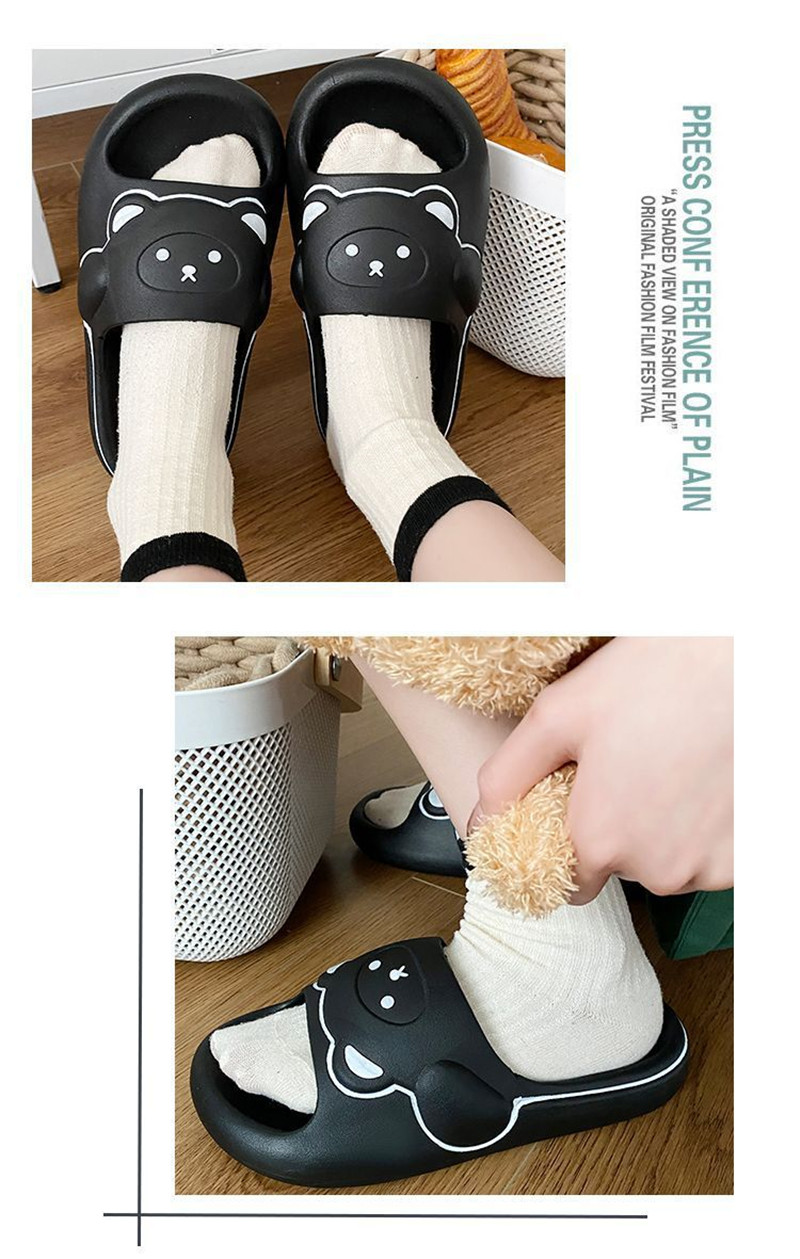 Women Men Slides Summer EVA Shoes Soft Anti-Slip Bathroom Shower Slippers