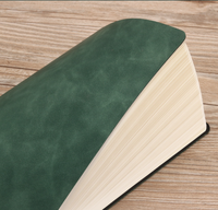 Carnet de poche A6 en cuir PU avec logo personnalisé, papier 100 g/m², couverture souple, journal, cadeau promotionnel, bloc-notes pour les affaires et le bureau