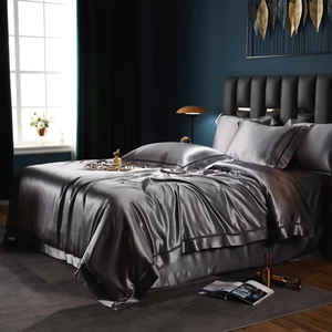 Luxury 100% <strong>Silk</strong> Bedding Pure Mulberry <strong>Silk</strong> Duvet Cover Set, <strong>Silk</strong> <strong>Sheets</strong>, Oeko-Tex Qualified - Product Image 3