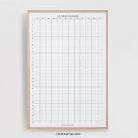 Grand calendrier mural Calendrier annuel pour suivre tous vos événements annuels et perpétuels Calendriers pour la maison ou le bureau