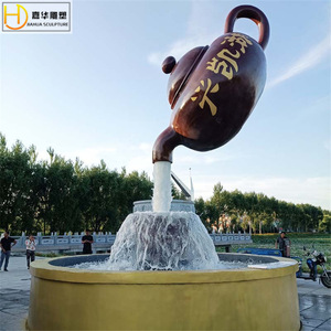 Fontaine à eau en fibre de verre Jiahua, style chinois, décoration de jardin extérieur - Product Image 2