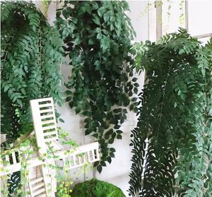 Planta Artificial de Aspecto Real, Adornos Coloridos, Planta Artificial para Decoración de Sala de Estar, Planta Tropical Artificial, Florero de Ratán - Product Image 3