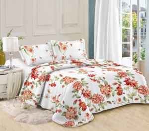 Siêu Âm In BEDSPREAD 3 Cái <span class=keywords><strong>SET</strong></span> Tùy Chỉnh Màu Sắc Chần Giường Lây Lan Siêu Âm Bedspread Tấm Giường Quilt - Product Image 4