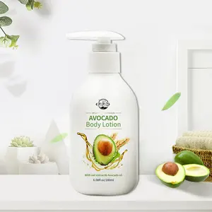 Lidercare Body Care Products Supplier Organic Vegan Moisturizing Skin Lightening Whitening Avocado Body Lotion