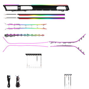 Kit d'éclairage d'ambiance intérieur complet 12V pour Audi A6 A7 C8 2019+ - Améliorez votre éclairage de tableau de bord, console centrale et garnitures de portes - Product Image 1